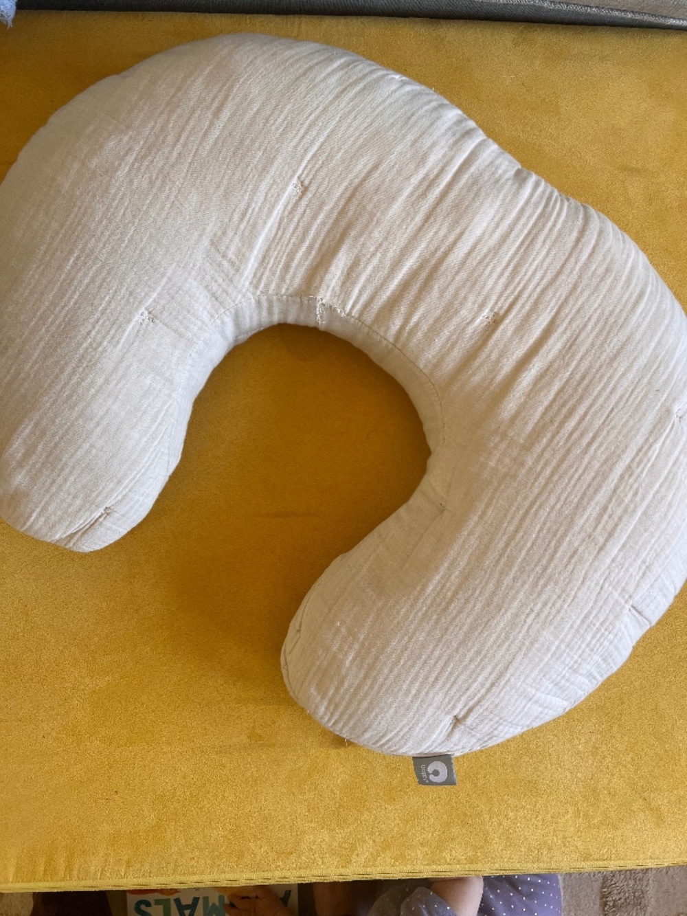 Organic Pottery barn muslin boppy cover and boppy